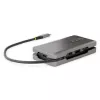 StarTech.com USB-C kelių prievadų adapteris – HDMI/VGA – 4K 60Hz – 3 prievadų USB centras – 100W Power Delivery perdavimas – GbE – kelioninė mini dokavimo stotelė su įkrovimu – 1 pėdos/30 cm apvyniojamas kabelis