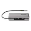 StarTech.com USB-C kelių prievadų adapteris – HDMI/VGA – 4K 60Hz – 3 prievadų USB centras – 100W Power Delivery perdavimas – GbE – kelioninė mini dokavimo stotelė su įkrovimu – 1 pėdos/30 cm apvyniojamas kabelis