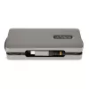 StarTech.com USB-C kelių prievadų adapteris – HDMI/VGA – 4K 60Hz – 3 prievadų USB centras – 100W Power Delivery perdavimas – GbE – kelioninė mini dokavimo stotelė su įkrovimu – 1 pėdos/30 cm apvyniojamas kabelis