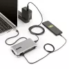 StarTech.com USB-C kelių prievadų adapteris – HDMI/VGA – 4K 60Hz – 3 prievadų USB centras – 100W Power Delivery perdavimas – GbE – kelioninė mini dokavimo stotelė su įkrovimu – 1 pėdos/30 cm apvyniojamas kabelis