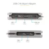 StarTech.com USB-C kelių prievadų adapteris – HDMI/VGA – 4K 60Hz – 3 prievadų USB centras – 100W Power Delivery perdavimas – GbE – kelioninė mini dokavimo stotelė su įkrovimu – 1 pėdos/30 cm apvyniojamas kabelis