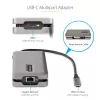 StarTech.com USB-C kelių prievadų adapteris – HDMI/VGA – 4K 60Hz – 3 prievadų USB centras – 100W Power Delivery perdavimas – GbE – kelioninė mini dokavimo stotelė su įkrovimu – 1 pėdos/30 cm apvyniojamas kabelis