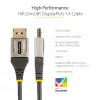 StarTech.com 16ft (5m) VESA sertifikuotas DisplayPort 1.4 laidas - 8K 60Hz HDR10 - Ultra HD 4K 120Hz vaizdas - DP 1.4 laidas / kabelis - Monitoriams/ekranams - DisplayPort į DisplayPort laidas - Vyriškas/Vyriškas