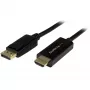 StarTech.com 6ft (2 m) DisplayPort į HDMI laidas - 4K 30Hz - DisplayPort į HDMI adapterio laidas - DP 1.2 į HDMI monitoriaus laidas keitiklis - Užfiksuojanti DP jungtis - Pasyvus DP į HDMI laidas