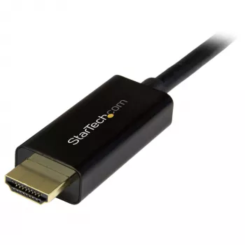 StarTech.com 6ft (2 m) DisplayPort į HDMI laidas - 4K 30Hz - DisplayPort į HDMI adapterio laidas - DP 1.2 į HDMI monitoriaus laidas keitiklis - Užfiksuojanti DP jungtis - Pasyvus DP į HDMI laidas
