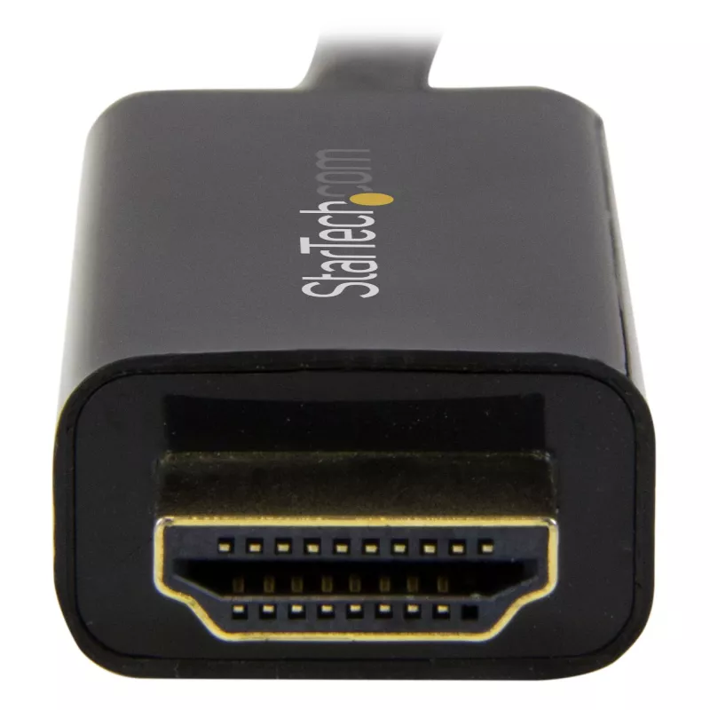 StarTech.com 6ft (2 m) DisplayPort į HDMI laidas - 4K 30Hz - DisplayPort į HDMI adapterio laidas - DP 1.2 į HDMI monitoriaus laidas keitiklis - Užfiksuojanti DP jungtis - Pasyvus DP į HDMI laidas
