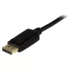 StarTech.com 6ft (2 m) DisplayPort į HDMI laidas - 4K 30Hz - DisplayPort į HDMI adapterio laidas - DP 1.2 į HDMI monitoriaus laidas keitiklis - Užfiksuojanti DP jungtis - Pasyvus DP į HDMI laidas