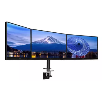 iiyama DS1003C-B1 trijų monitorių stovas 68.6 cm (27 inch) juodas