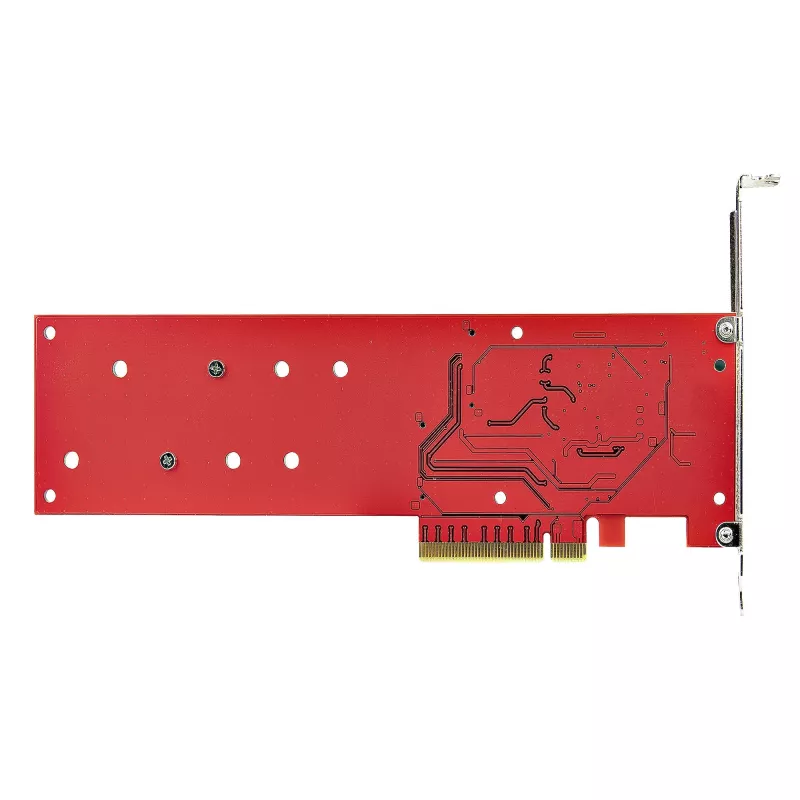 StarTech.com DUAL-M2-PCIE-CARD-B Dvigubas M.2 PCIe SSD adapteris, PCIe x8/x16, PCI Express 4.0, 7,8 GB/s vienam diskui, reikalingas bifurkavimas