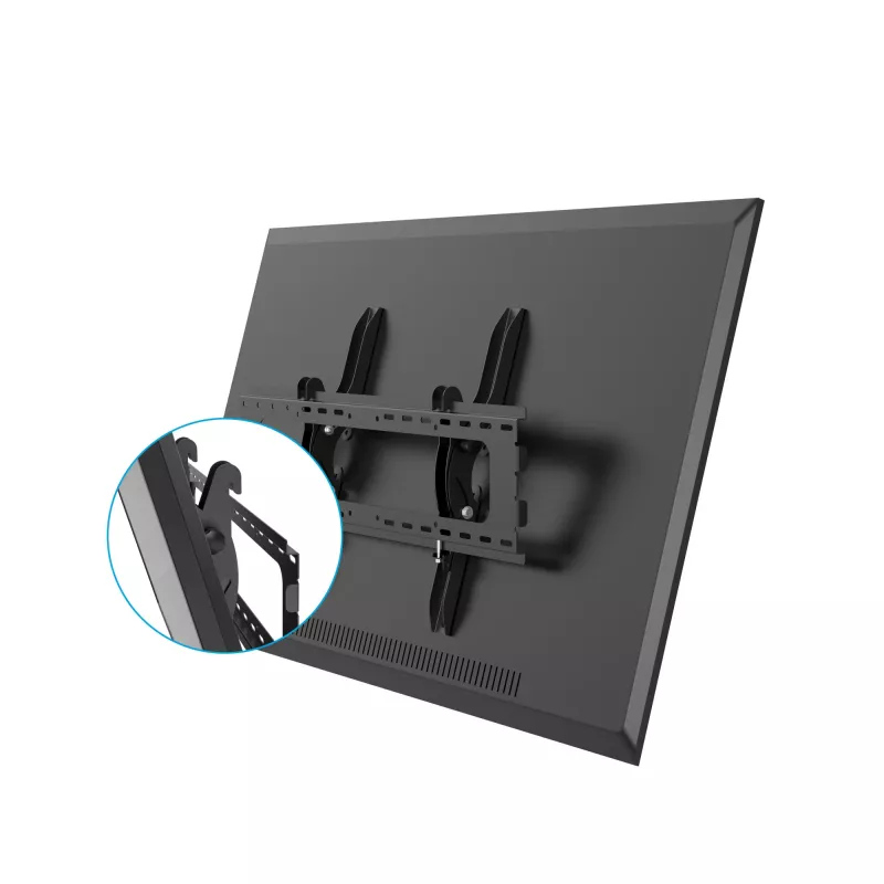 StarTech.com TV laikiklis sieninis, pakreipiamas, 81,3 cm (32 inch)–190,5 cm (75 inch), VESA 75×75–600×400 mm, juodas