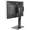 StarTech.com laisvai pastatomas monitoriaus stovas – reguliuojamo aukščio monitoriaus stovas – VESA laikikliams iki 32 colių (7 kg) – ergonomiškas monitoriaus stovas ant stalo – pakreipimas / pasukimas / sukimas