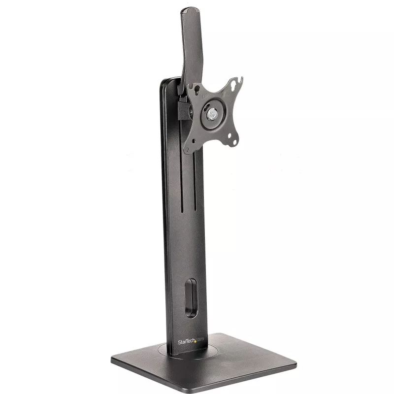 StarTech.com laisvai pastatomas monitoriaus stovas – reguliuojamo aukščio monitoriaus stovas – VESA laikikliams iki 32 colių (7 kg) – ergonomiškas monitoriaus stovas ant stalo – pakreipimas / pasukimas / sukimas
