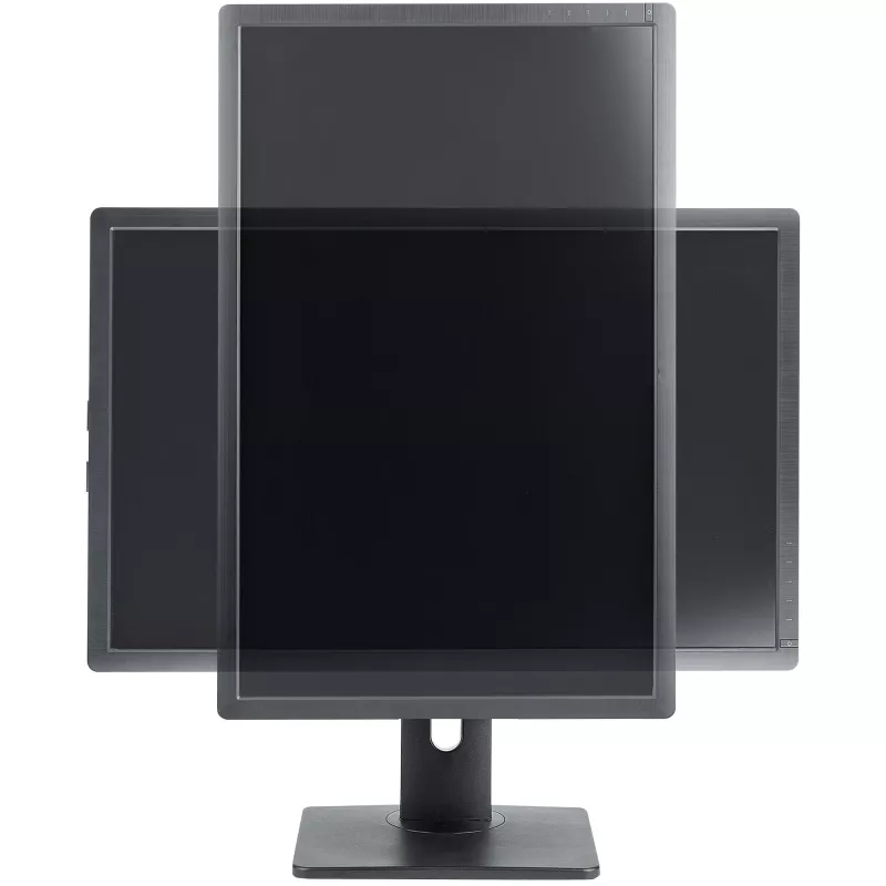 StarTech.com laisvai pastatomas monitoriaus stovas – reguliuojamo aukščio monitoriaus stovas – VESA laikikliams iki 32 colių (7 kg) – ergonomiškas monitoriaus stovas ant stalo – pakreipimas / pasukimas / sukimas