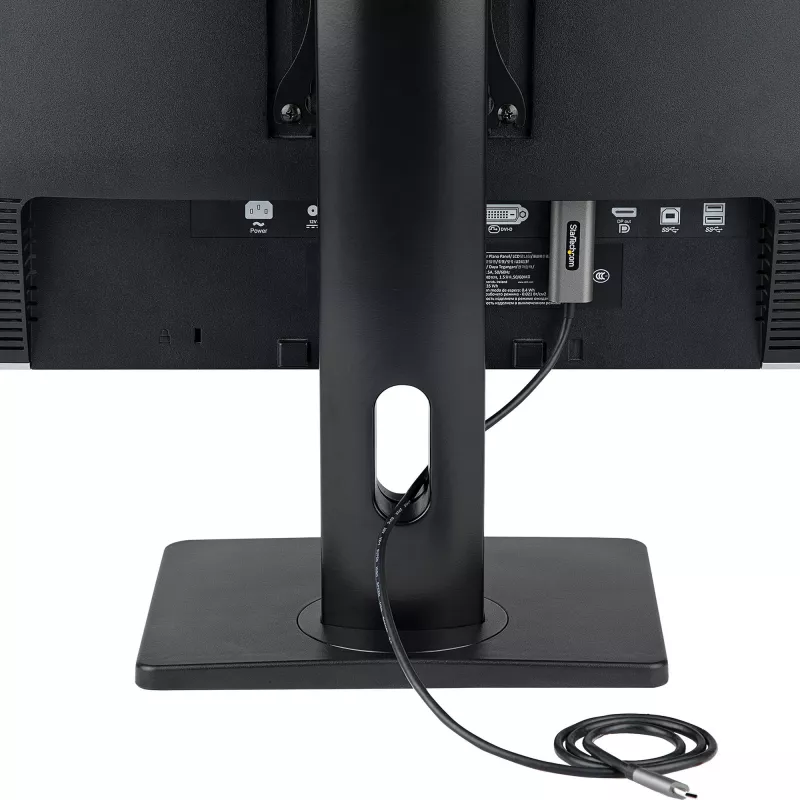StarTech.com laisvai pastatomas monitoriaus stovas – reguliuojamo aukščio monitoriaus stovas – VESA laikikliams iki 32 colių (7 kg) – ergonomiškas monitoriaus stovas ant stalo – pakreipimas / pasukimas / sukimas