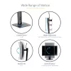 StarTech.com laisvai pastatomas monitoriaus stovas – reguliuojamo aukščio monitoriaus stovas – VESA laikikliams iki 32 colių (7 kg) – ergonomiškas monitoriaus stovas ant stalo – pakreipimas / pasukimas / sukimas