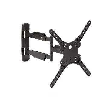 StarTech.com pilno judesio TV laikiklis sienai - 32-55 col. (35 kg) VESA ekranams - žemo profilio universalus plokščiaekranis TV laikiklis - tvirtas reguliuojamas pakreipiamas/sukamas ištiesiamas stovas