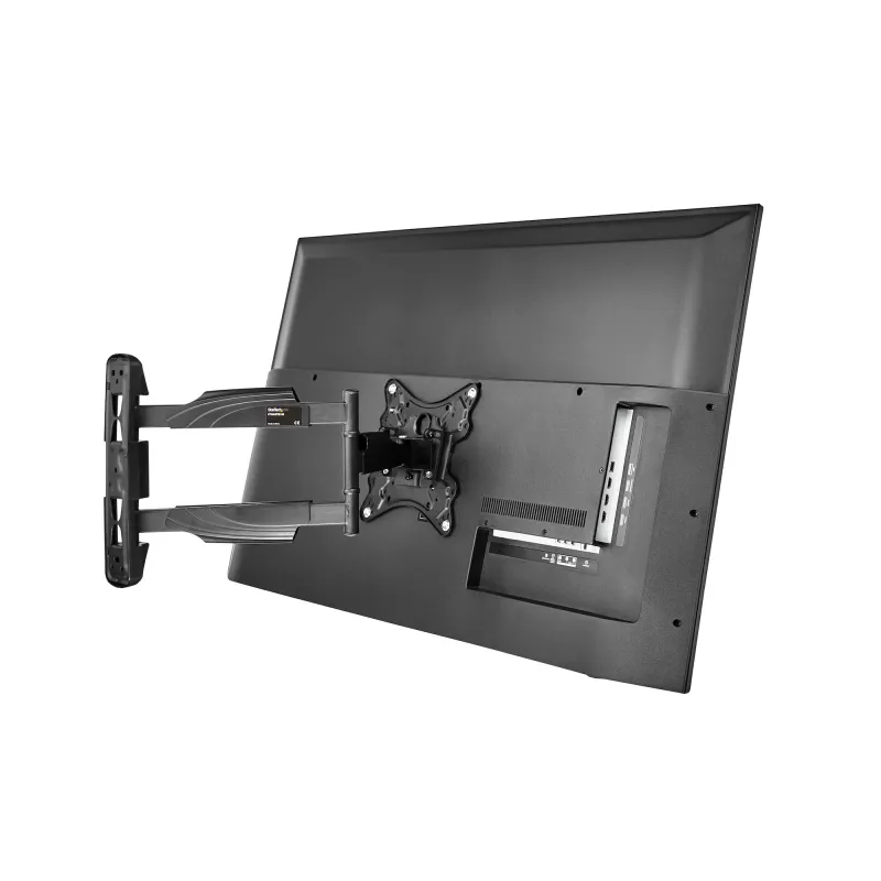 StarTech.com pilno judesio TV laikiklis sienai - 32-55 col. (35 kg) VESA ekranams - žemo profilio universalus plokščiaekranis TV laikiklis - tvirtas reguliuojamas pakreipiamas/sukamas ištiesiamas stovas