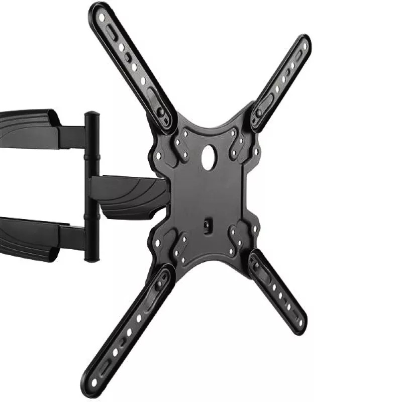 StarTech.com pilno judesio TV laikiklis sienai - 32-55 col. (35 kg) VESA ekranams - žemo profilio universalus plokščiaekranis TV laikiklis - tvirtas reguliuojamas pakreipiamas/sukamas ištiesiamas stovas