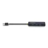 StarTech.com 4 prievadų USB-A šakotuvas, 5Gbps, maitinamas iš magistralės, mažas kelioninis mini USB šakotuvas, kelių prievadų USB 3.0 skirstytuvas, nešiojamas USB šakotuvas, apsauga nuo perkrovos (OCP)