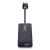 StarTech.com 4 prievadų USB-A šakotuvas, 5Gbps, maitinamas iš magistralės, mažas kelioninis mini USB šakotuvas, kelių prievadų USB 3.0 skirstytuvas, nešiojamas USB šakotuvas, apsauga nuo perkrovos (OCP)