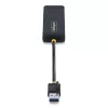 StarTech.com 4 prievadų USB-A šakotuvas, 5Gbps, maitinamas iš magistralės, mažas kelioninis mini USB šakotuvas, kelių prievadų USB 3.0 skirstytuvas, nešiojamas USB šakotuvas, apsauga nuo perkrovos (OCP)