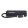 StarTech.com 4 prievadų USB-C šakotuvas, 5Gbps, USB-C į 4x USB-A, maitinamas iš magistralės, mažas kelioninis mini šakotuvas, kelių prievadų USB 3.0 skirstytuvas, nešiojamas šakotuvas, apsauga nuo viršsrovių