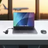 StarTech.com 4 prievadų USB-C šakotuvas, 5Gbps, USB-C į 4x USB-A, maitinamas iš magistralės, mažas kelioninis mini šakotuvas, kelių prievadų USB 3.0 skirstytuvas, nešiojamas šakotuvas, apsauga nuo viršsrovių