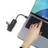 StarTech.com 4 prievadų USB-C šakotuvas, 5Gbps, USB-C į 4x USB-A, maitinamas iš magistralės, mažas kelioninis mini šakotuvas, kelių prievadų USB 3.0 skirstytuvas, nešiojamas šakotuvas, apsauga nuo viršsrovių
