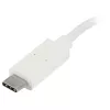 StarTech.com 4 prievadų USB-C šakotuvas su 1x USB-C ir 3x USB-A prievadais (SuperSpeed 5Gbps) – USB maitinamas – nešiojamas USB 3.0 adapteris – USB 3.2 Gen 1 Type-C šakotuvas – baltas