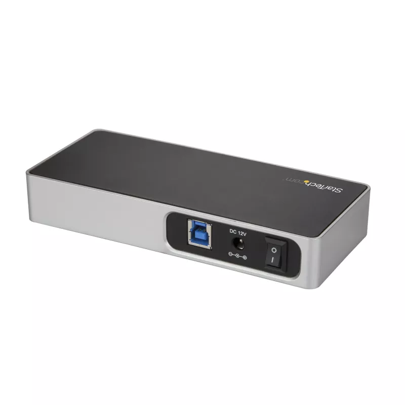 StarTech.com HB30C5A2CSC 7 prievadų USB-C šakotuvas, USB-C į 5x USB-A + 2x USB-C, USB 3.0, greito krovimo prievadas, su maitinimu