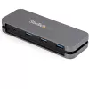 StarTech.com 4 prievadų USB-C centras – 3x USB-A / 1x USB-C – 5Gbps USB 3.0 Type-C centras (3.2/3.1 Gen 1) – maitinamas iš magistralės – nešiojamas USB-C į USB-A adapteris – 28,5 cm kabelis su kabelio tvarkykle