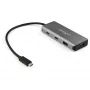 StarTech.com 4 prievadų USB-C centras su 2x USB A ir 2x USB C - SuperSpeed 10Gbps USB Type-C 3.2 Gen 2 centras - maitinamas iš USB - nešiojamas USB-C į USB adapterio centras - aliuminis - 25 cm laidas