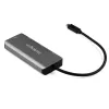 StarTech.com 4 prievadų USB-C centras su 2x USB A ir 2x USB C - SuperSpeed 10Gbps USB Type-C 3.2 Gen 2 centras - maitinamas iš USB - nešiojamas USB-C į USB adapterio centras - aliuminis - 25 cm laidas