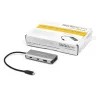 StarTech.com 4 prievadų USB-C centras su 2x USB A ir 2x USB C - SuperSpeed 10Gbps USB Type-C 3.2 Gen 2 centras - maitinamas iš USB - nešiojamas USB-C į USB adapterio centras - aliuminis - 25 cm laidas