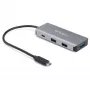 StarTech.com 4 prievadų USB-C šakotuvas su 3x USB-A ir 1x USB-C – SuperSpeed 10Gbps USB 3.2 Gen 2, maitinamas iš magistralės, kompaktiškas, aliuminis