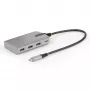 StarTech.com 4 prievadų USB-C šakotuvas su USB-C DP Alt Mode vaizdo išvestimi 4K 60Hz - 3x USB-A, 1x USB Type-C, 100W Power Delivery perdavimas, USB 3.2 10Gbps, 30cm kabelis, nešiojamas USB šakotuvas
