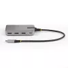 StarTech.com 4 prievadų USB-C šakotuvas su USB-C DP Alt Mode vaizdo išvestimi 4K 60Hz - 3x USB-A, 1x USB Type-C, 100W Power Delivery perdavimas, USB 3.2 10Gbps, 30cm kabelis, nešiojamas USB šakotuvas