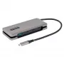 StarTech.com 4 prievadų USB-C šakotuvas – 1x USB-A ir 3x USB-C – USB 3.2 Gen 2 (10Gbps) – maitinamas iš magistralės – su 32 cm apvyniojamu kabeliu