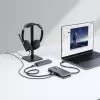 StarTech.com 4 prievadų USB-C šakotuvas – 1x USB-A ir 3x USB-C – USB 3.2 Gen 2 (10Gbps) – maitinamas iš magistralės – su 32 cm apvyniojamu kabeliu
