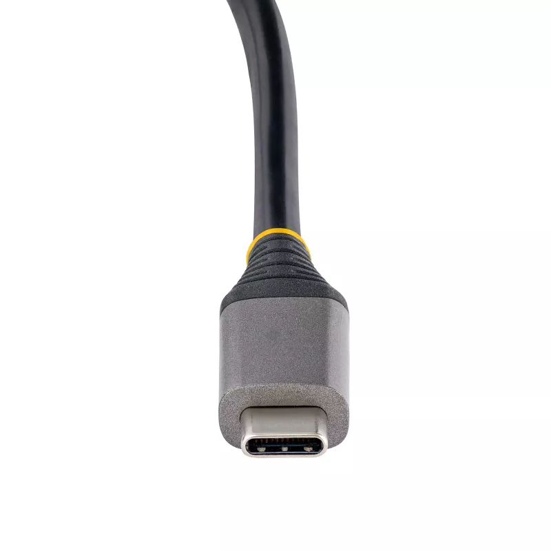 StarTech.com HB31CM4CPD3 USB-C šakotuvas su 4 prievadais: 4x USB-C, USB 3.2 Gen 2 10 Gbps, 100 W Power Delivery perdavimas, 25 cm (9,8 col.) laidas