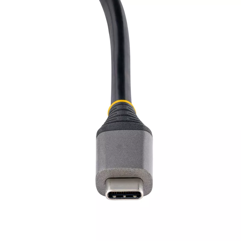 StarTech.com HB31CM4CPD3 USB-C šakotuvas su 4 prievadais: 4x USB-C, USB 3.2 Gen 2 10 Gbps, 100 W Power Delivery perdavimas, 25 cm (9,8 col.) laidas