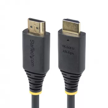 StarTech.com 30cm (1 pėda) Greitasis HDMI laidas, 4K 60Hz/1440p 144Hz, HDR10/HDCP 2.2/ARC, 18Gbps, UHD HDMI 2.0 laidas TV/Monitoriui/Ekranui, TPE apvalkalas