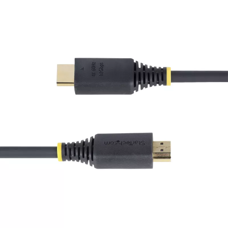 StarTech.com 30cm (1 pėda) Greitasis HDMI laidas, 4K 60Hz/1440p 144Hz, HDR10/HDCP 2.2/ARC, 18Gbps, UHD HDMI 2.0 laidas TV/Monitoriui/Ekranui, TPE apvalkalas