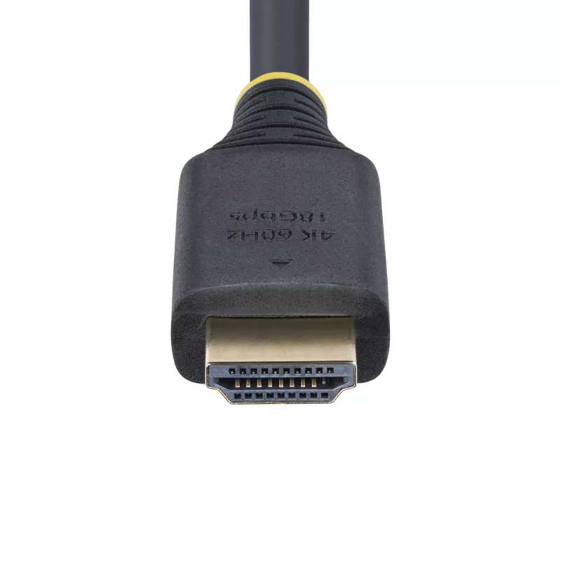 StarTech.com 30cm (1 pėda) Greitasis HDMI laidas, 4K 60Hz/1440p 144Hz, HDR10/HDCP 2.2/ARC, 18Gbps, UHD HDMI 2.0 laidas TV/Monitoriui/Ekranui, TPE apvalkalas