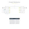 StarTech.com 7m Premium Certified HDMI 2.0 laidas, 4K 60Hz / 1440p 144Hz, HDR10, HDCP 2.2, ARC, 18Gbps, TPE apvalkalas