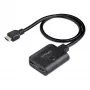 StarTech.com 2 prievadų HDMI skirstytuvas, 4K 60Hz HDMI 2.0, 1 į 2 iš, HDR/HDCP, įmontuotas 50 cm HDMI kabelis