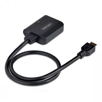StarTech.com 2 prievadų HDMI skirstytuvas, 4K 60Hz HDMI 2.0, 1 į 2 iš, HDR/HDCP, įmontuotas 50 cm HDMI kabelis