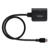 StarTech.com 2 prievadų HDMI skirstytuvas, 4K 60Hz HDMI 2.0, 1 į 2 iš, HDR/HDCP, įmontuotas 50 cm HDMI kabelis