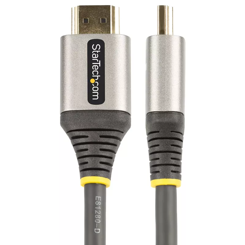 StarTech.com 16ft (5m) HDMI 2.1 laidas 8K – sertifikuotas itin didelės spartos HDMI laidas 48Gbps – 8K 60Hz/4K 120Hz HDR10+ eARC – itin HD 8K HDMI laidas – monitoriui/TV/ekranui – lanksti TPE apvalkalu