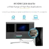 StarTech.com 16ft (5m) HDMI 2.1 laidas 8K – sertifikuotas itin didelės spartos HDMI laidas 48Gbps – 8K 60Hz/4K 120Hz HDR10+ eARC – itin HD 8K HDMI laidas – monitoriui/TV/ekranui – lanksti TPE apvalkalu